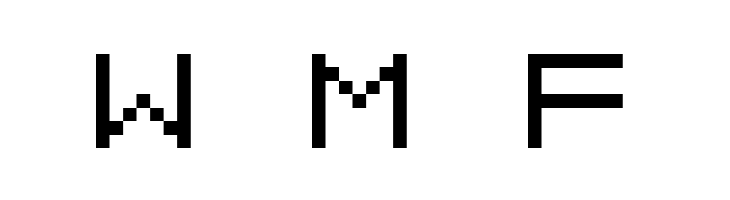 Mikrokomputer Closed  Free Fonts Download