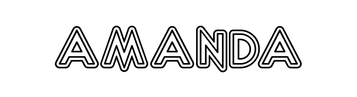 2020 Outline Kei  Free Fonts Download