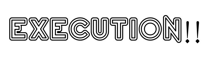 2020 Outline Kei  Free Fonts Download