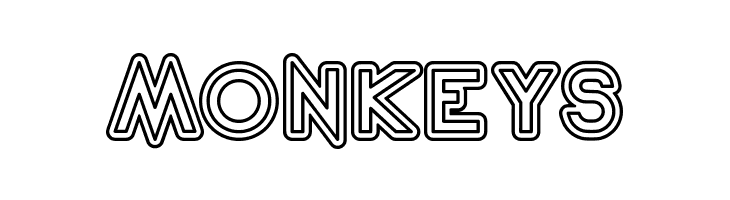2020 Outline Kei  Free Fonts Download
