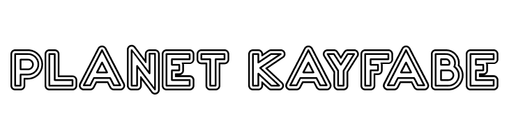 2020 Outline Kei  Free Fonts Download