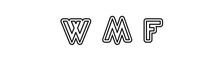 2020 Outline Kei  Free Fonts Download