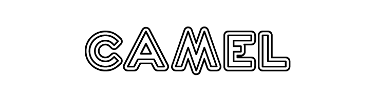 2020 Outline Kei  Free Fonts Download