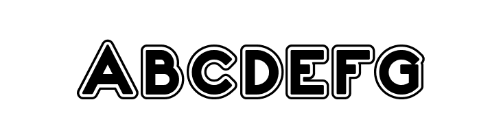 2020 Outline Fortune Kei  Free Fonts Download