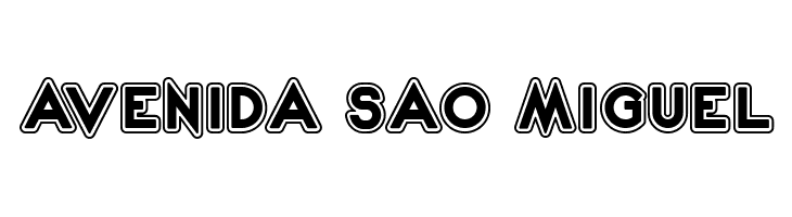 2020 Outline Fortune Kei  Free Fonts Download