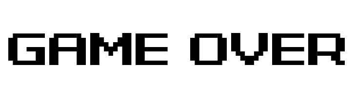 GAME%2BOVER Grixel Kyrou 7 Wide Bold Font