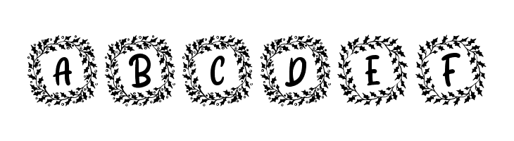 Shanty Christmas Monogram Reg  Free Fonts Download