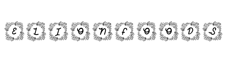 Winter Ribbon Monogram Regular  Free Fonts Download