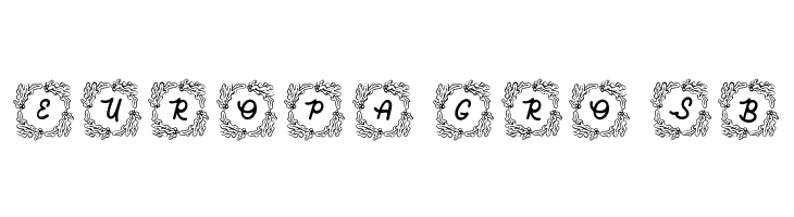 Winter Ribbon Monogram Regular  Free Fonts Download