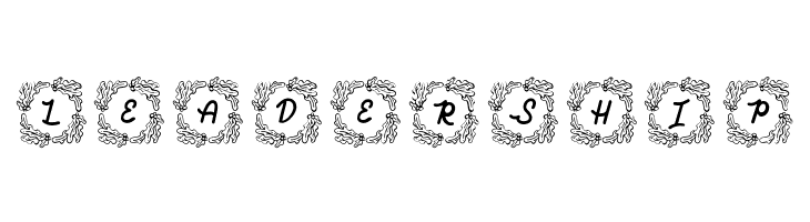 Winter Ribbon Monogram Regular  Free Fonts Download