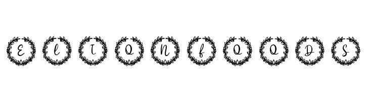 White Christmas Monogram Reg  Free Fonts Download