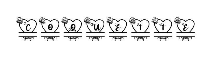 Pinky Monogram Regular  Free Fonts Download