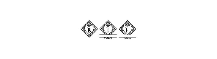 Love Box Monogram  Free Fonts Download
