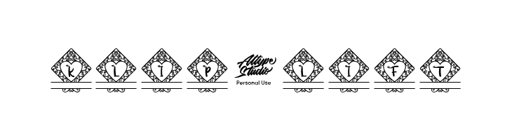 Love Box Monogram  Free Fonts Download