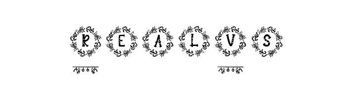 Shantana Christmas Monogram Reg  Free Fonts Download