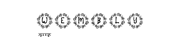 Shantana Christmas Monogram Reg  Free Fonts Download