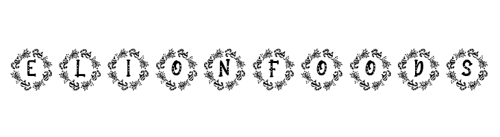Shantana Christmas Monogram Reg  Free Fonts Download