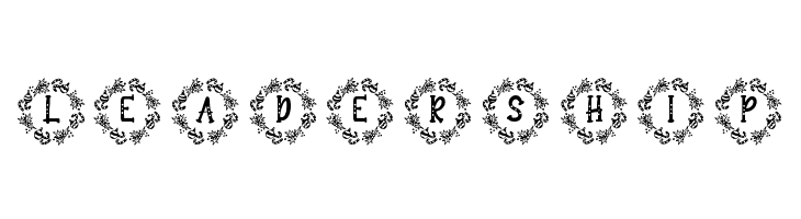 Shantana Christmas Monogram Reg  Free Fonts Download