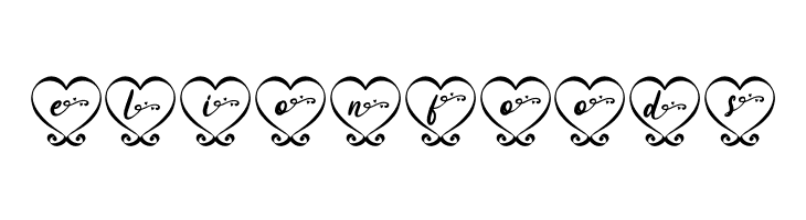 Love Pendant Monogram Regular  Free Fonts Download
