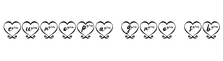 Love Pendant Monogram Regular  Free Fonts Download