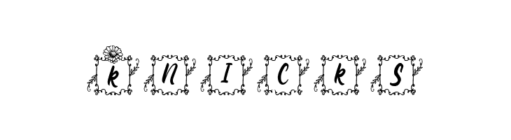 Square Lily Monogram Regular  Free Fonts Download