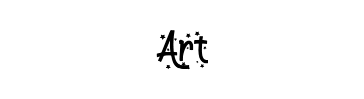 Riana Star Display - PUL  Free Fonts Download