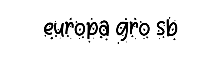 Riana Star Display - PUL  Free Fonts Download
