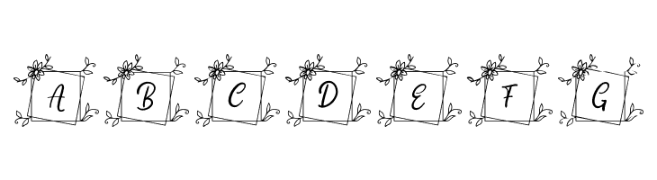 Melati Monogram Regular  Free Fonts Download