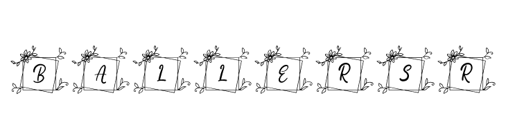 Melati Monogram Regular  Free Fonts Download