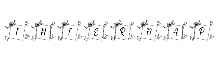 Melati Monogram Regular  Free Fonts Download