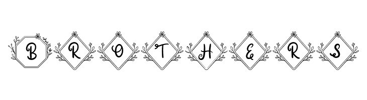 Heleny Monogram Regular  Free Fonts Download
