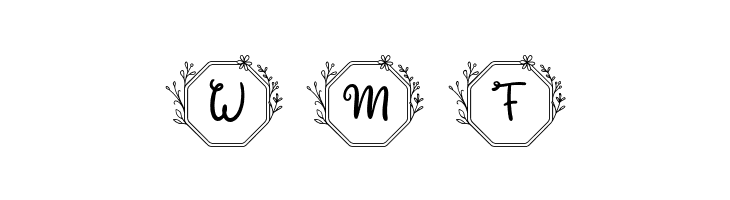 Heleny Monogram Regular  Free Fonts Download