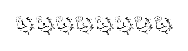 Abilane Flower Monogram Regular  Free Fonts Download