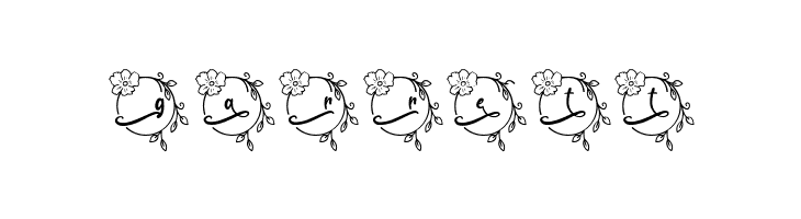 Abilane Flower Monogram Regular  Free Fonts Download