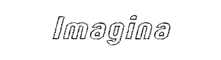 Kumba Scrawl Outline Expanded Italic  Free Fonts Download