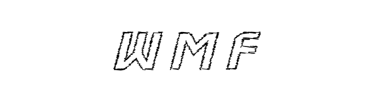 Kumba Scrawl Outline Expanded Italic  Free Fonts Download