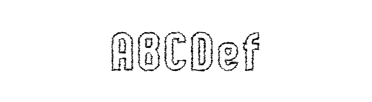 Kumba Scrawl Outline  Free Fonts Download