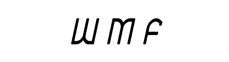 Ekela Round Condensed Italic  Free Fonts Download