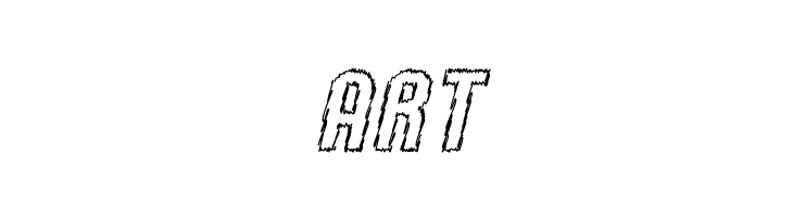 Kumba Sketch Outline Italic  Free Fonts Download