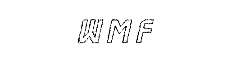 Kumba Sketch Outline Italic  Free Fonts Download