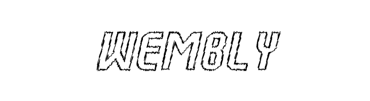 Kumba Sketch Outline Italic  Free Fonts Download