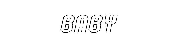 Kumba Outline Expanded Italic  Free Fonts Download