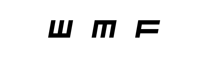 Mecha Italic  Free Fonts Download