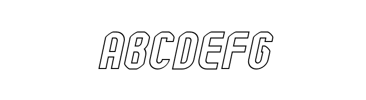 Kumba Outline Italic  Free Fonts Download