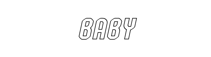 Kumba Outline Italic  Free Fonts Download