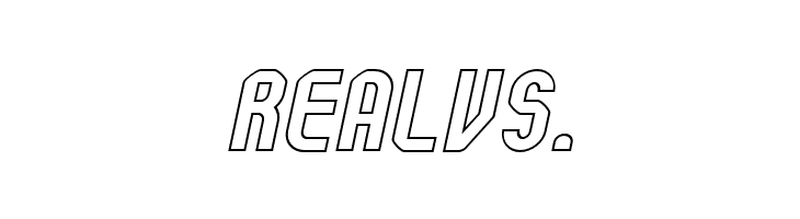 Kumba Outline Italic  Free Fonts Download