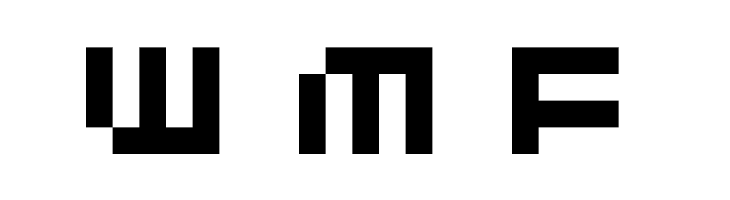 bit-01:cube 16 remix  Free Fonts Download