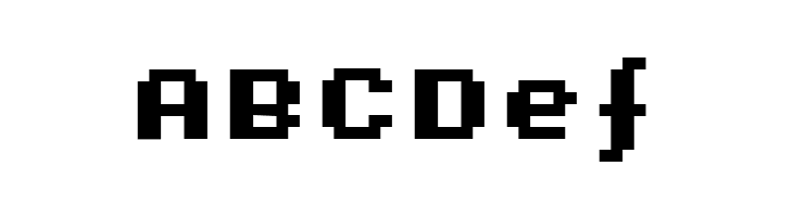 AuX DotBitC Xtra Bold  Free Fonts Download