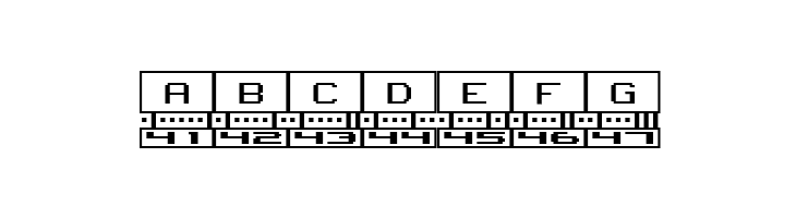 Binary BRK  Free Fonts Download