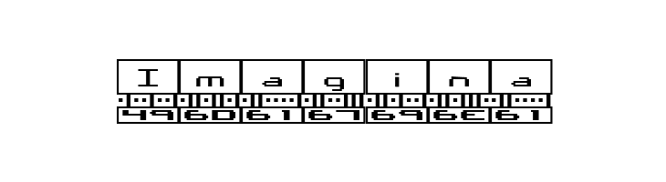 Binary BRK  Free Fonts Download